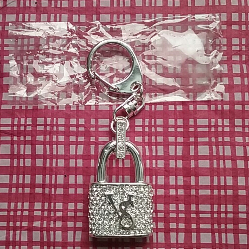 Victoria's Secret Padlock Bling Keychain